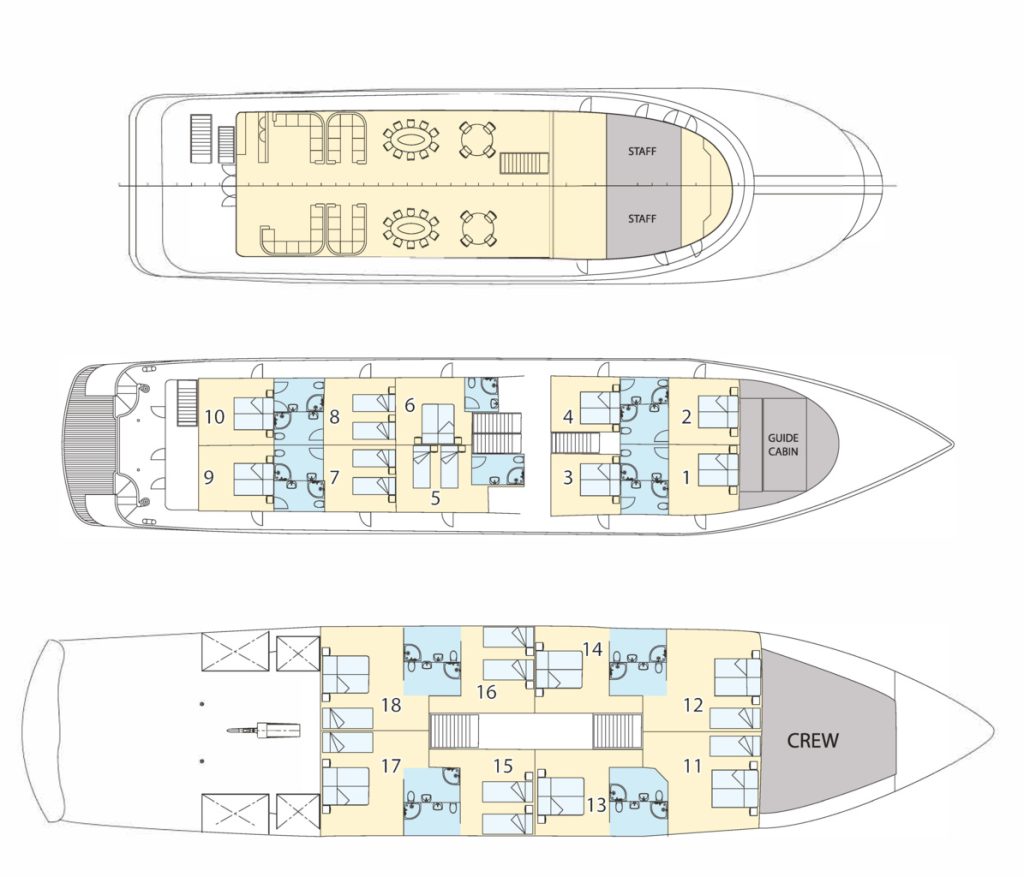 Adriatic Pearl Deck Plan