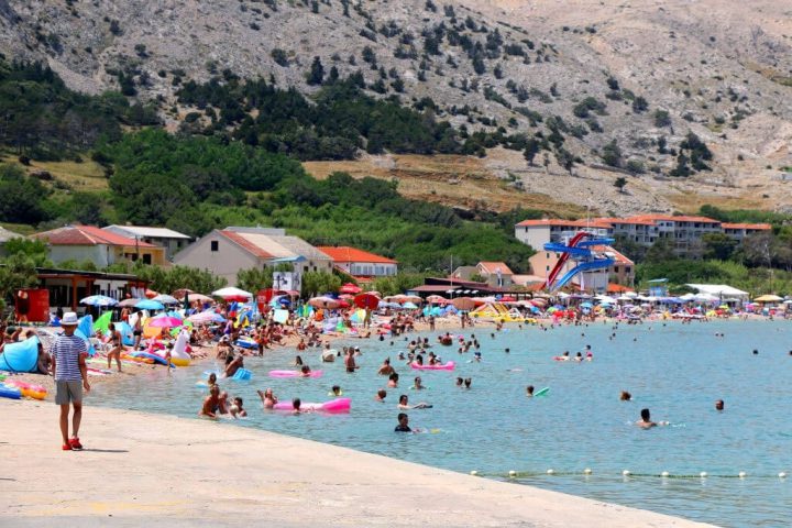 beach on pag croatia