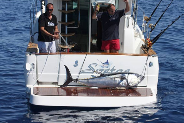 Big Game Fishing On The Boat Svetac