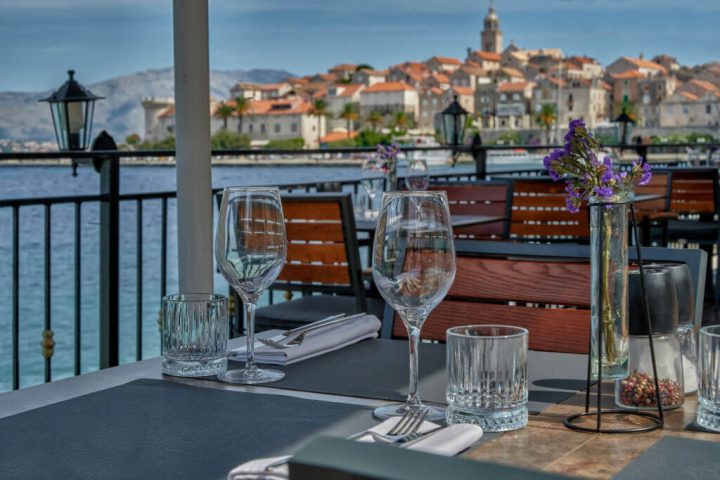 korcula town view croatia