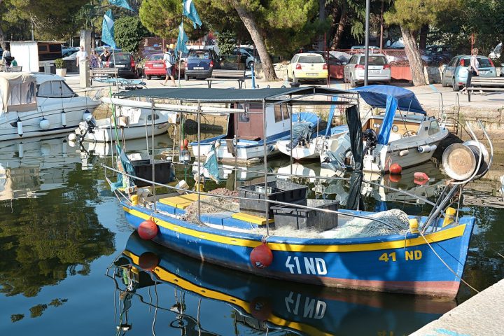 novigrad istria fishing boat