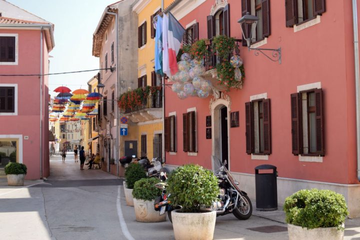 novigrad streets istria croatia