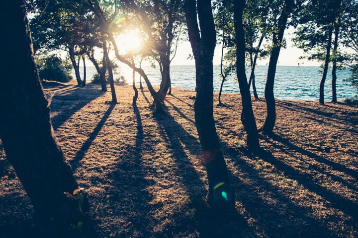 porec seaside sunset