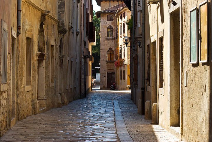 porec street old town