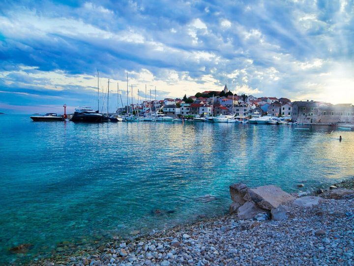 primosten sunset croatia
