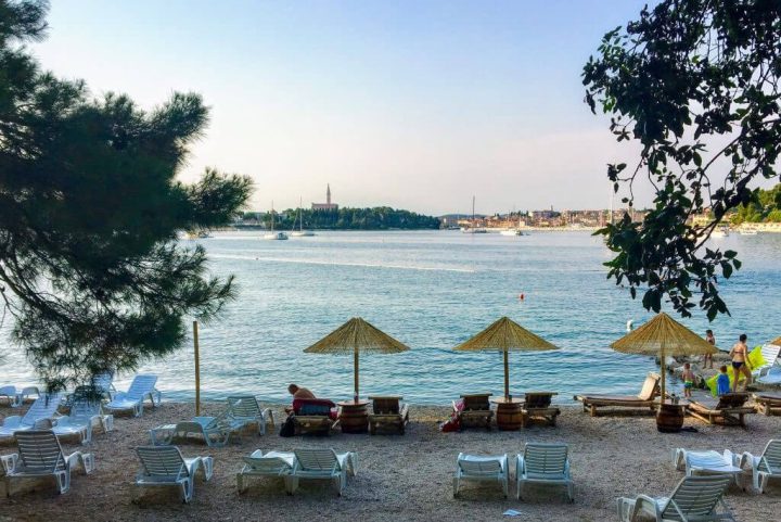 rovinj zlatni rt beach