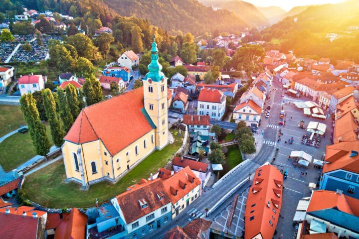 samobor aerial view