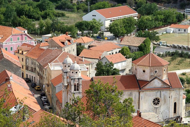 skradin roofs croatia