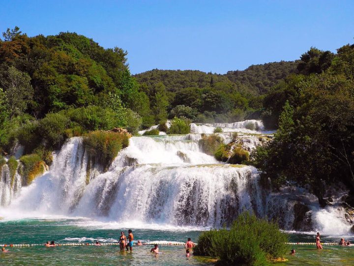 skradin skradinski buk waterfall croatia